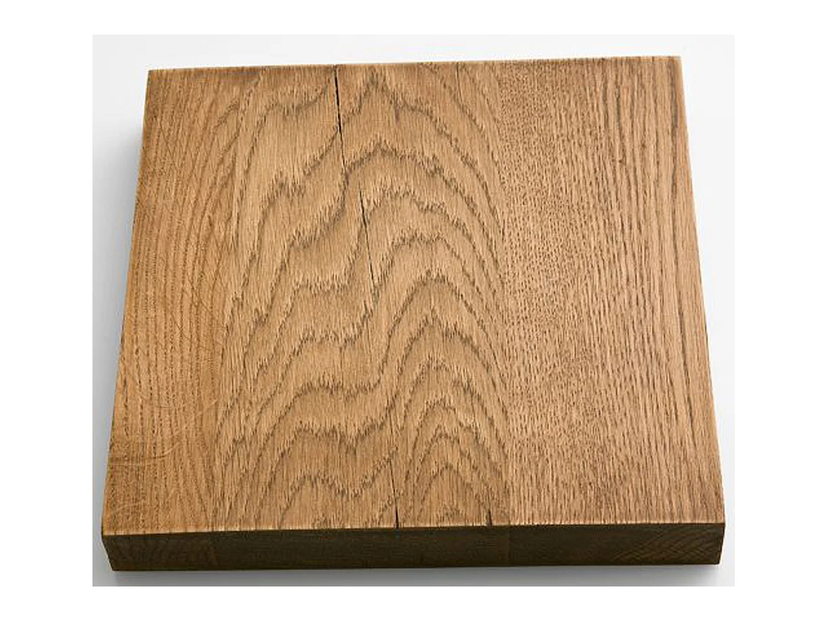 Table à manger en chêne Bassano, laqué mat massif - L.220 x H.76 x P.100 cm