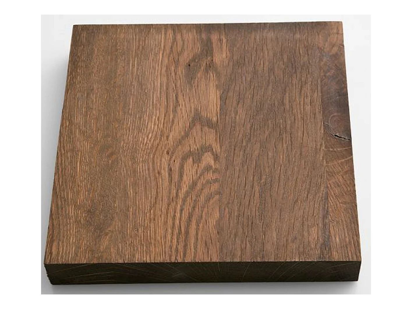 Table à manger en chêne massif teinté vielli laqué - L.180 x H.76 x P.100 cm