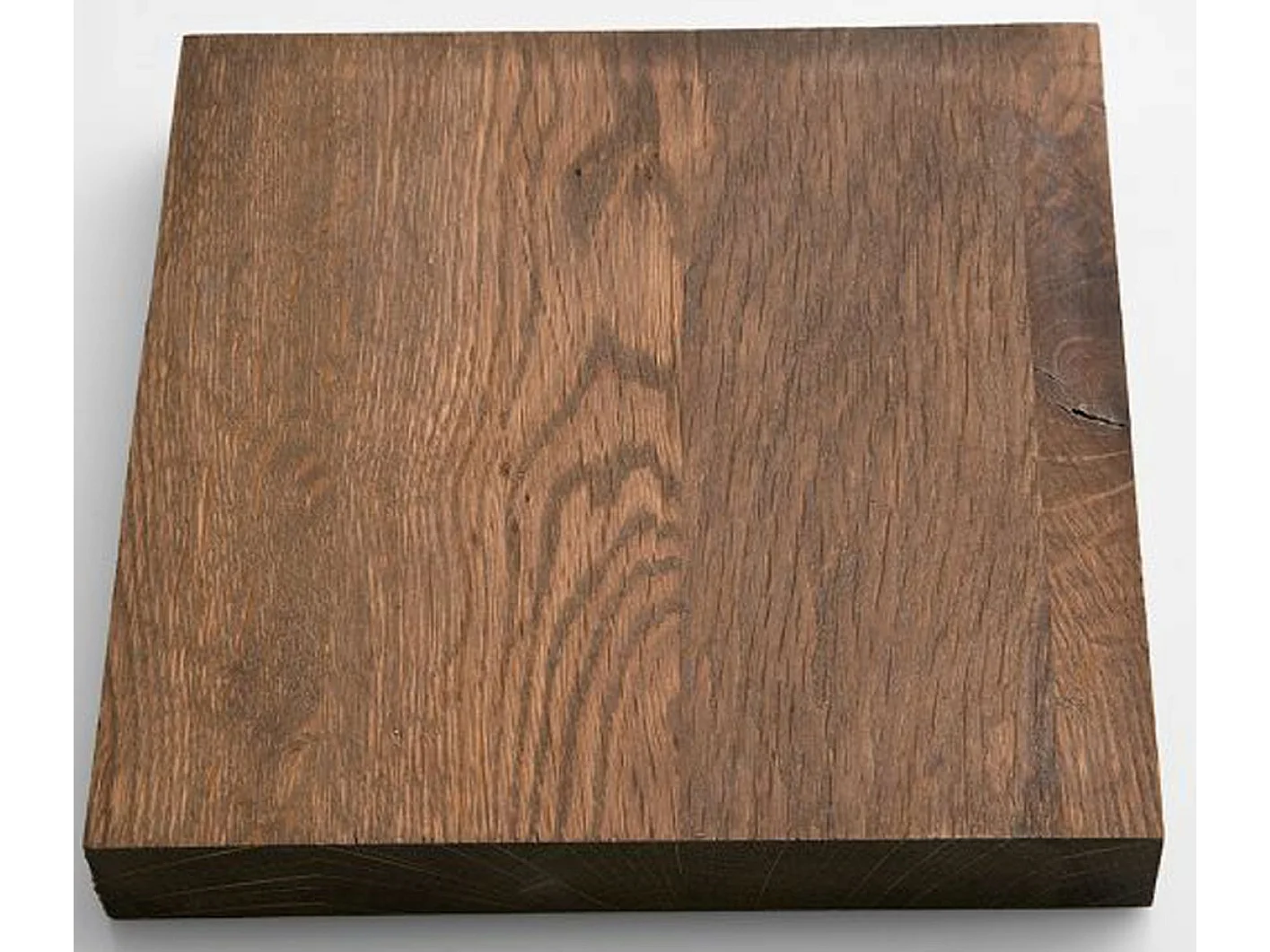 Table à manger en chêne massif teinté vielli laqué - L.180 x H.76 x P.100 cm