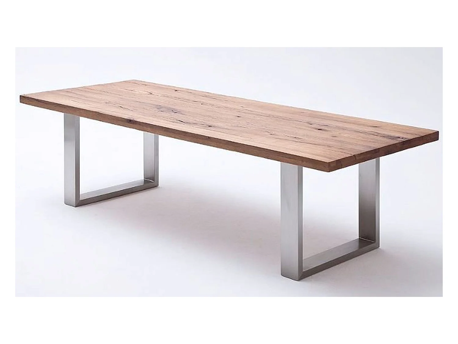 Table à manger en chêne bassano massif - L.200 x H.76 x P.100 cm