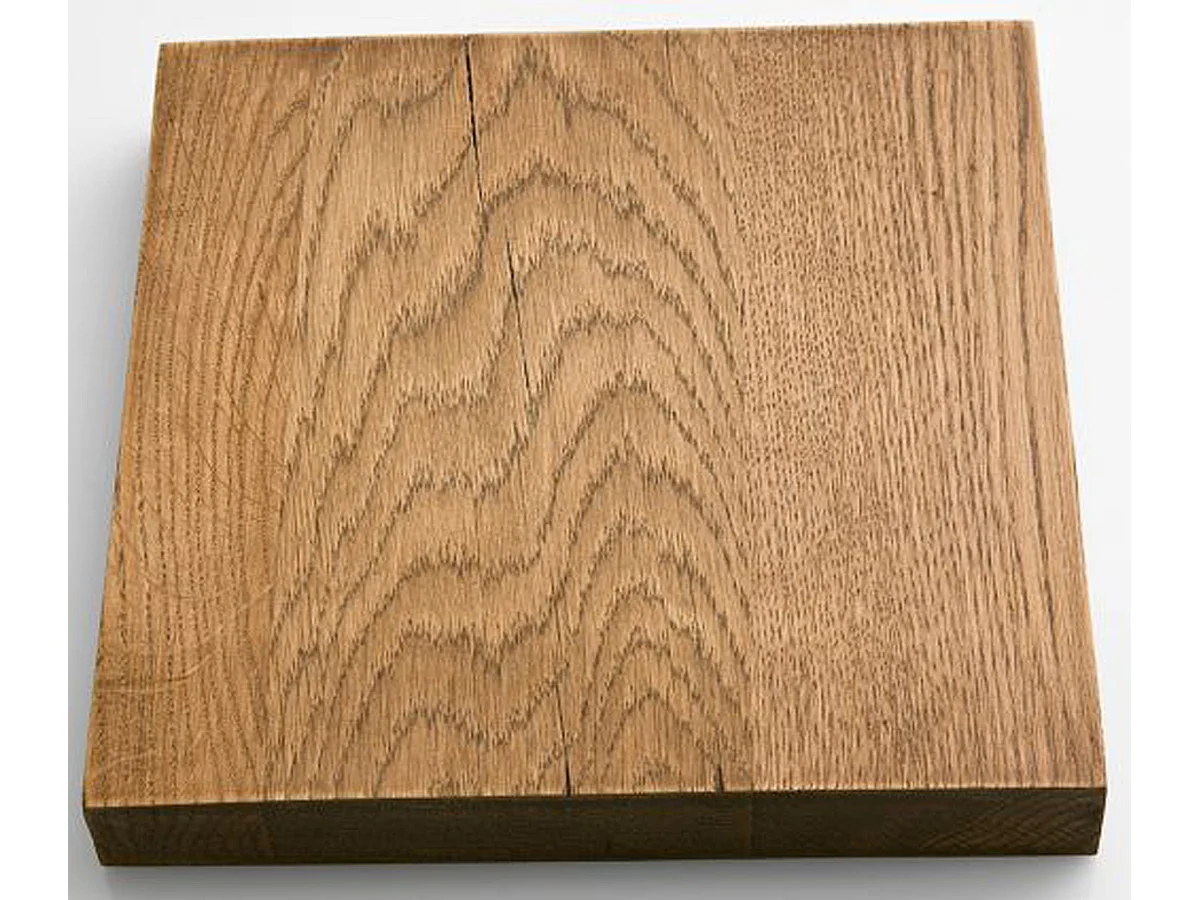 Table à manger en chêne Bassano, laqué mat massif - L.260 x H.76 x P.100 cm