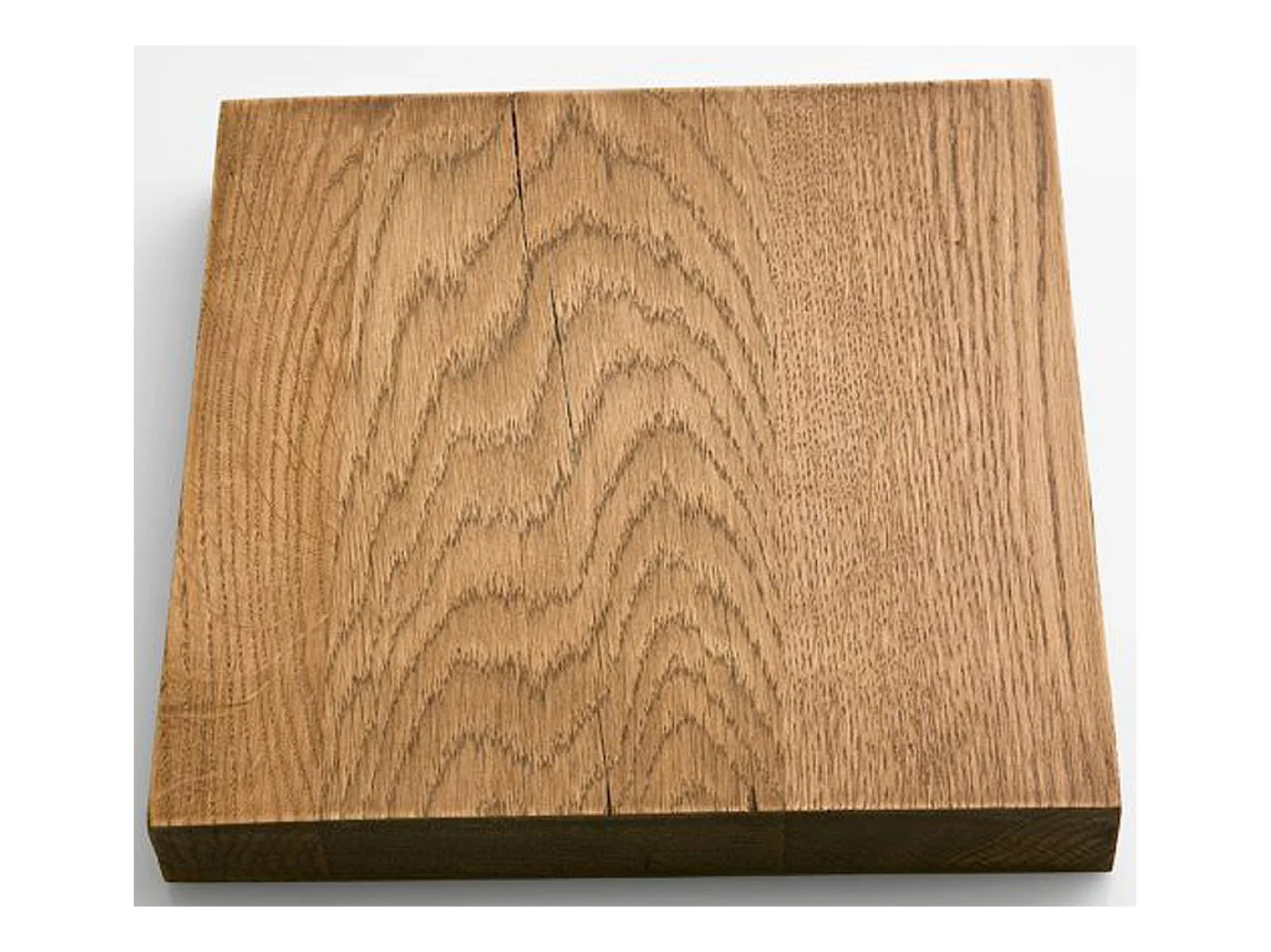 Table à manger en chêne Bassano, laqué mat massif - L.240 x H.76 x P.100 cm