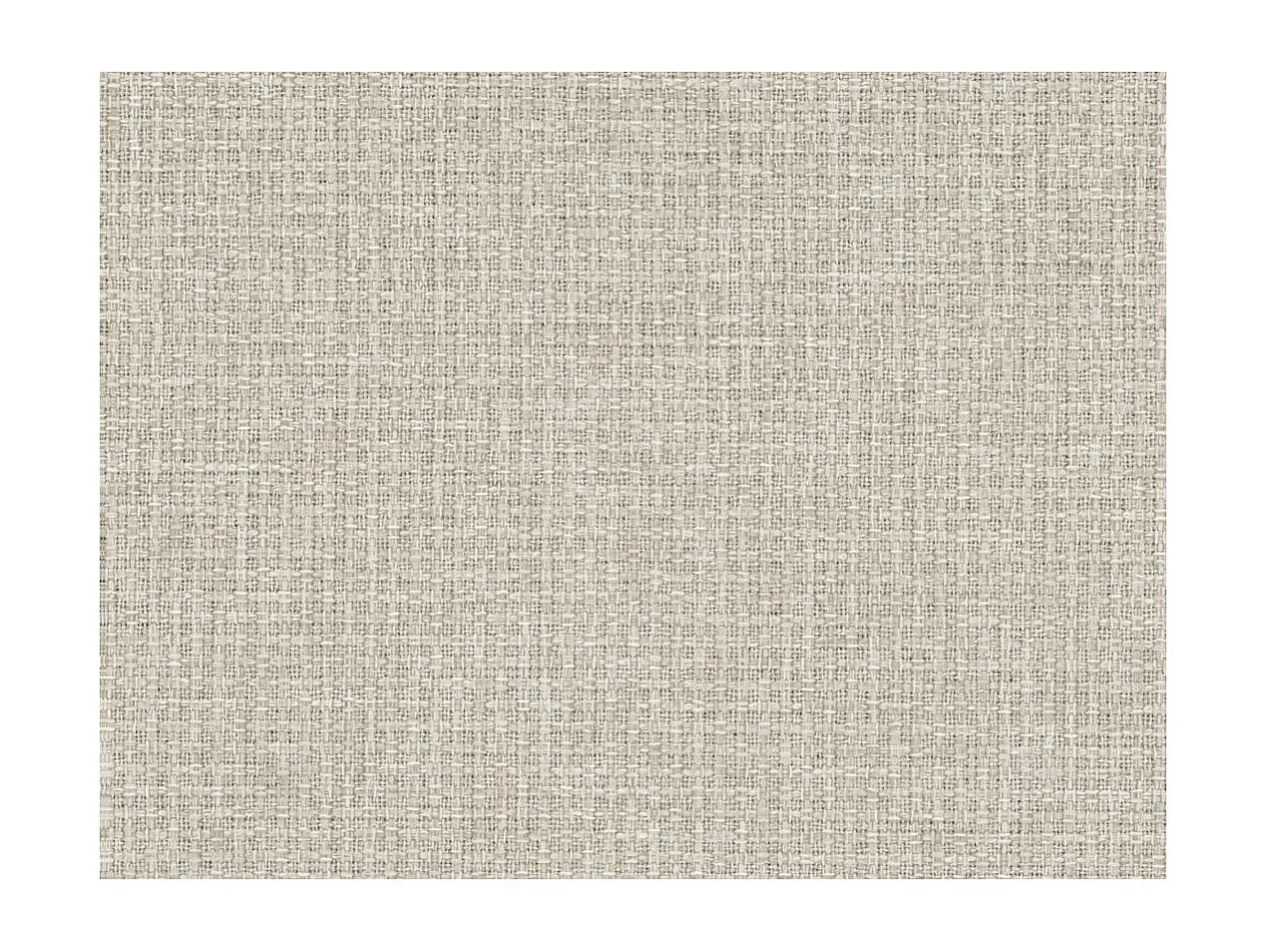 Canapé droit fixe 3 places ROMANE en tissu Easy Clean antitache - Beige