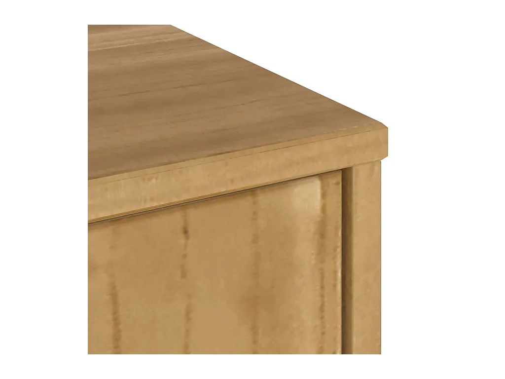 Meuble TV ODDA 79x24x40 cm bois massif pin