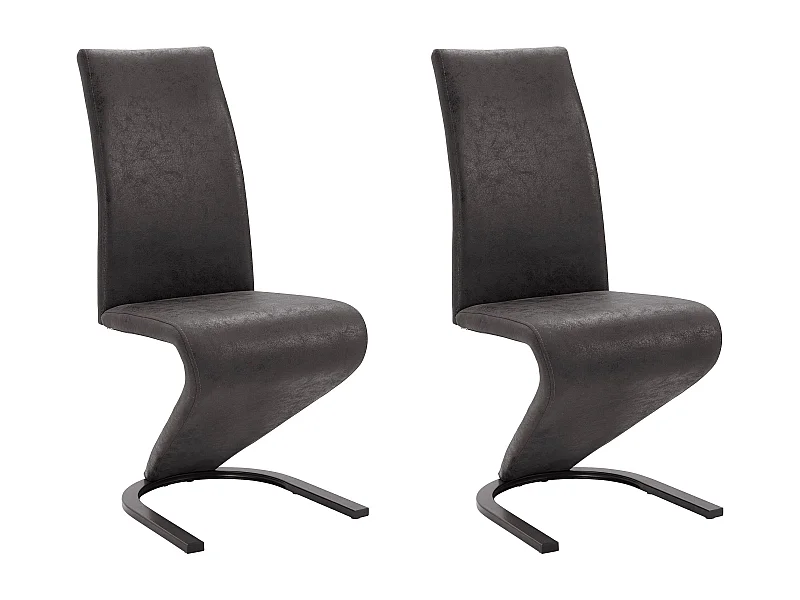 Ziri | Chaise 2 PK Anthracite