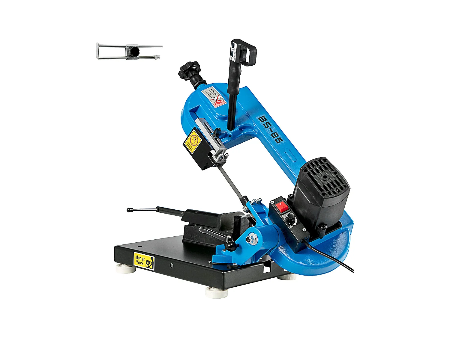 Scie Ruban SucceBuy Métaux Scie à Ruban 1000W Adaptée pour Les Chantiers pour Couper du Bois/Du Verre/Du Métal