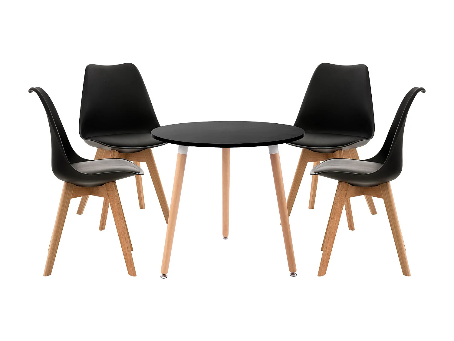 Ensemble de salle à manger - Table + 4 Chaises - Lansgar