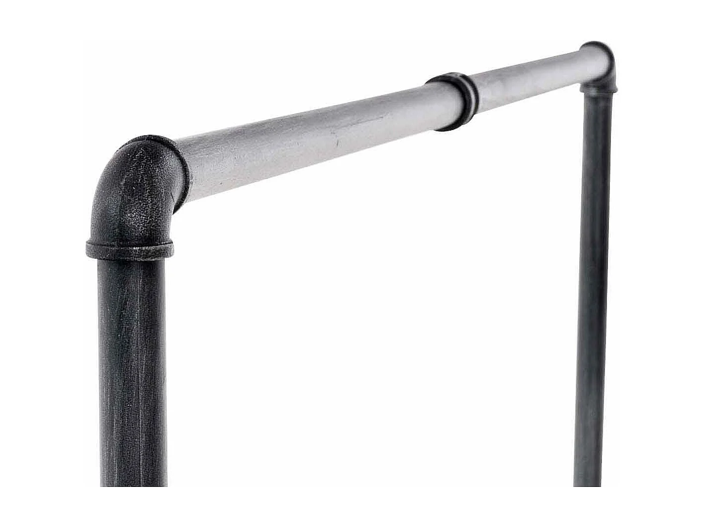 Portant à vêtement - Métal - 150 cm - Argent - Jersey