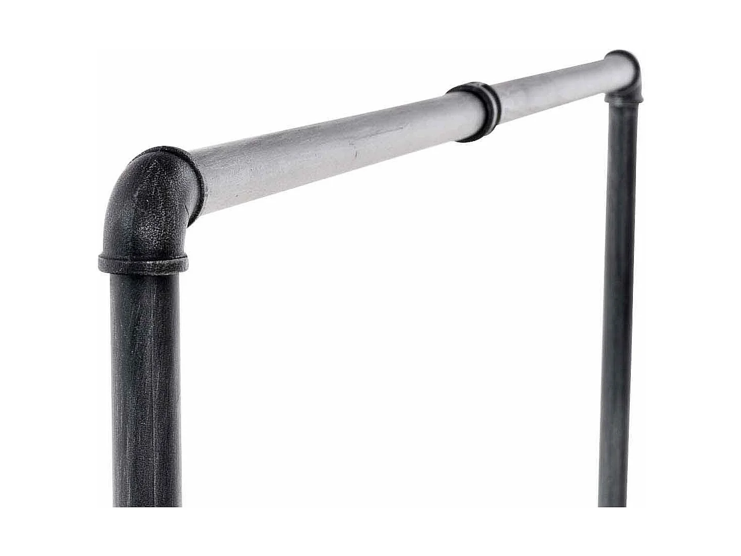 Portant à vêtement - Métal - 150 cm - Argent - Jersey