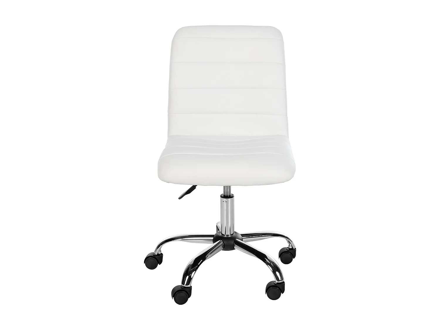 Tabouret de bureau - Similicuir - Blanc - Redding