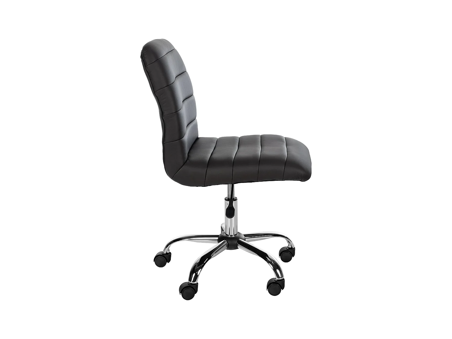 Tabouret de bureau - Similicuir - Marron - Redding