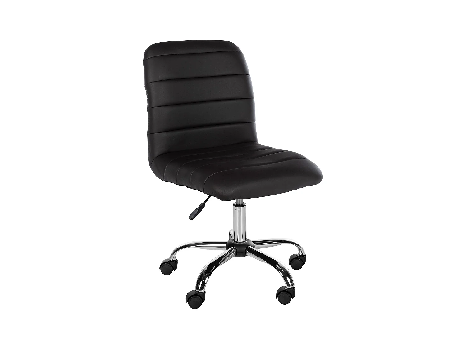 Tabouret de bureau - Similicuir - Marron - Redding