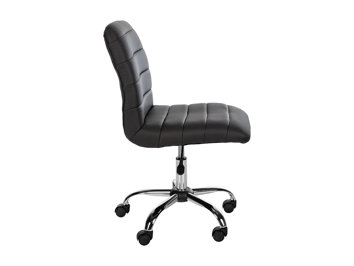 Tabouret de bureau - Similicuir - Marron - Redding