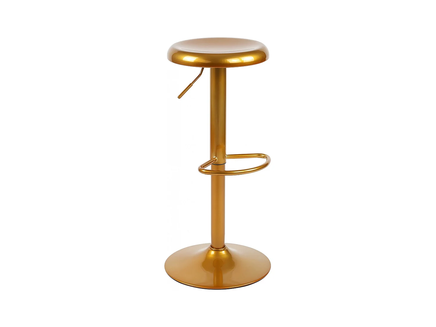 Tabouret de bar - Métal & Chrome - Or - Williston