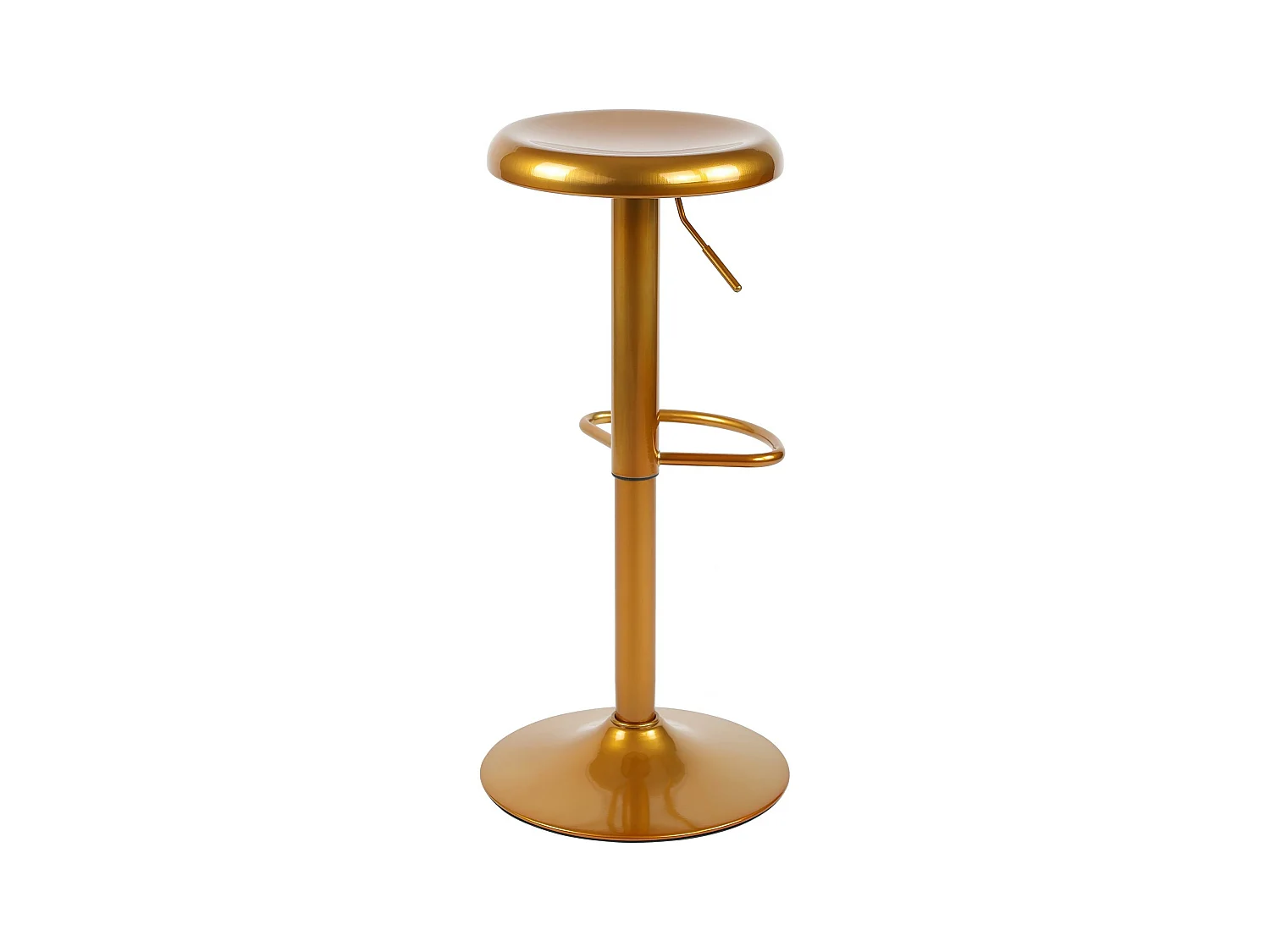 Tabouret de bar - Métal & Chrome - Or - Williston