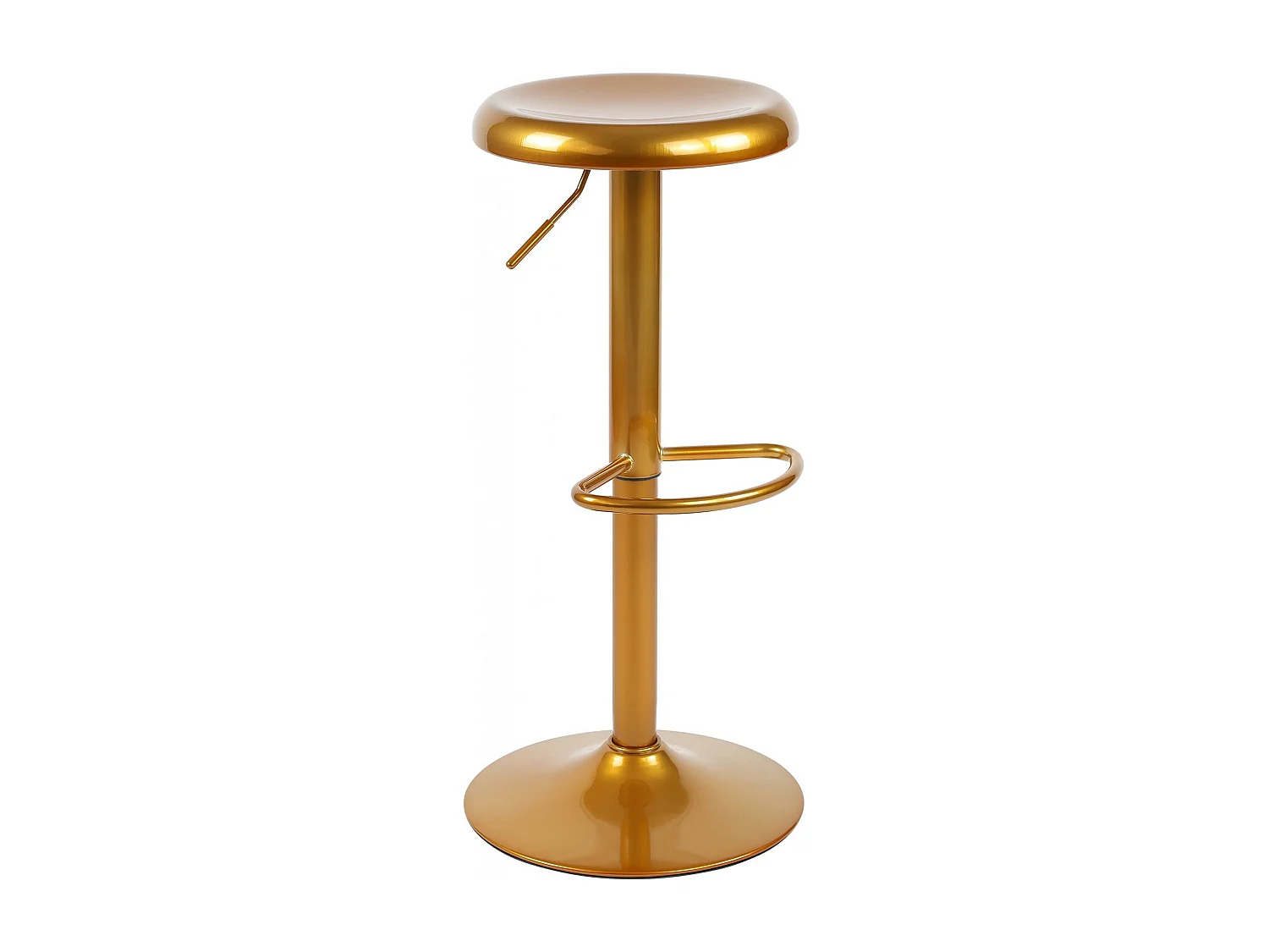 Tabouret de bar - Métal - Or - Williston