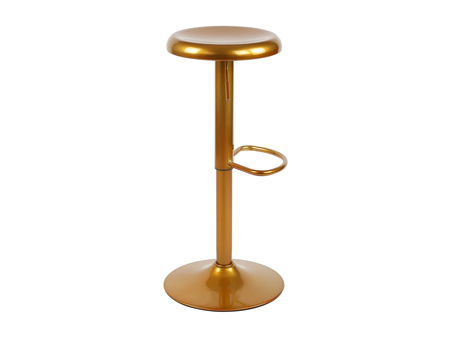Tabouret de bar - Métal - Or - Williston