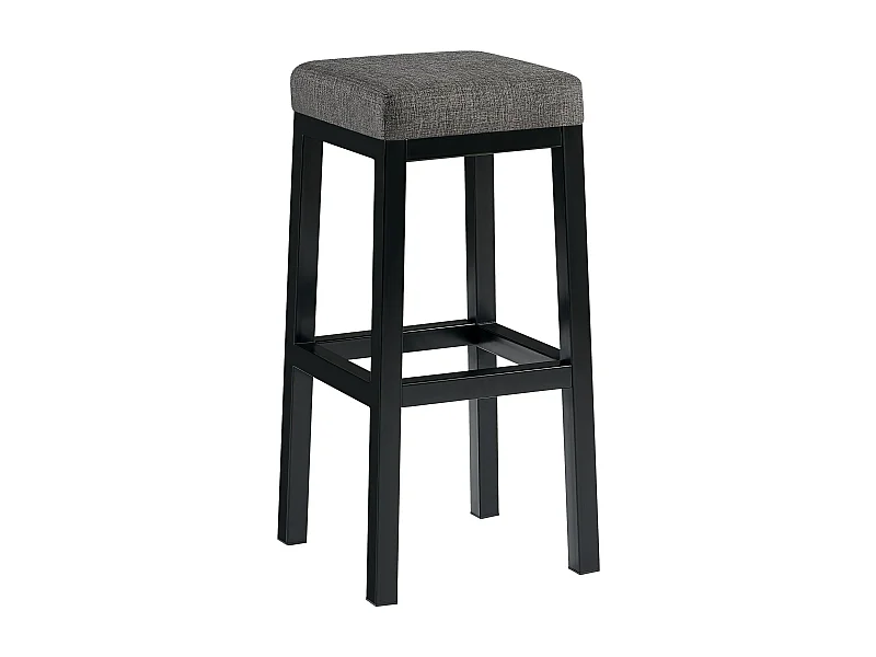 Tabouret de bar - Tissu - Gris - Taylor B85