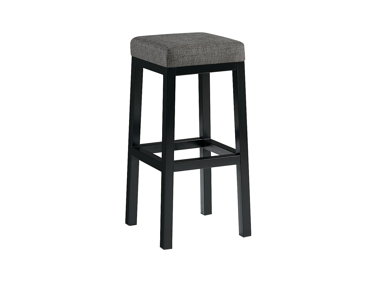Tabouret de bar - Tissu - Gris - Taylor B85
