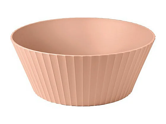 Salaterka Nettuno Rose Sable 30cm Blim Plus - Kolekcja Paestum - Kształty Stożkowe - Wyprodukowana we Włoszech