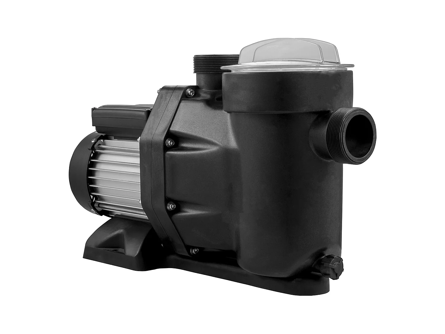 Pompa Filtracyjna do Basenu SucceBuy 19200 L/HPompa Cyrkulacyjna Wody Wyjmowany Kosz Filtra 1 HP Plastikowa Pompa Metalowa 750 W 3450 Obr./Min 50 ℃ 2 Węże Montażowe