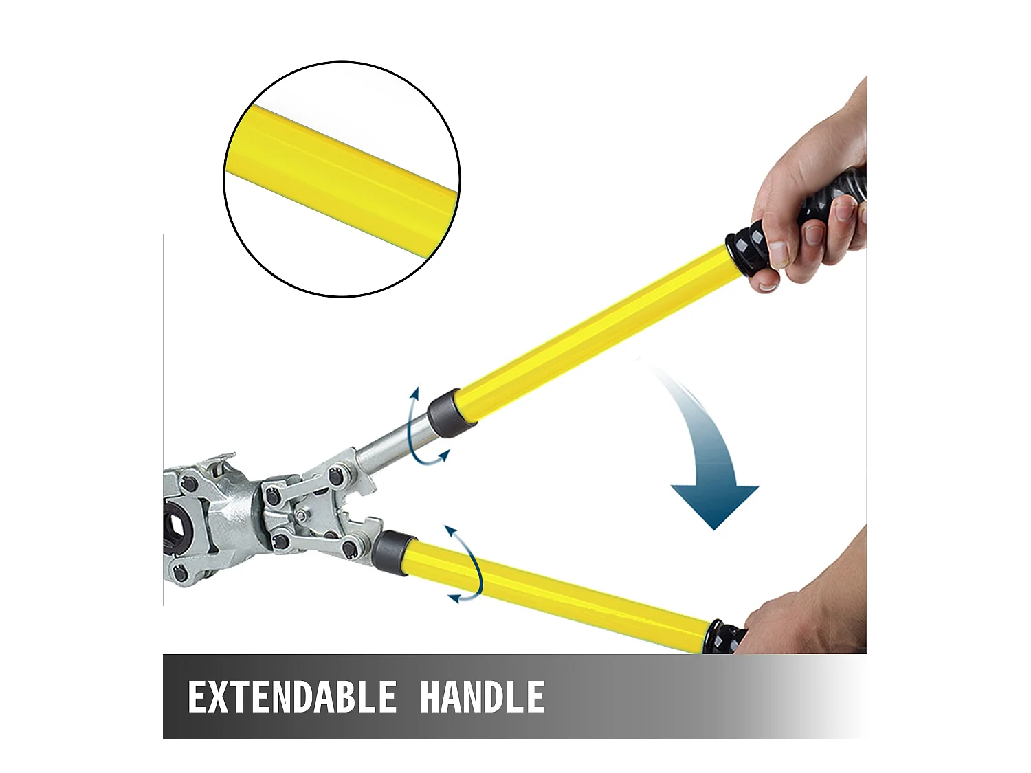 Outil de Sertissage SucceBuy de Tuyau Ø 12-32 MM, Pinces à Sertir à Lames Pinces De Tuyau Convient pour les Tuyaux en Sluminium