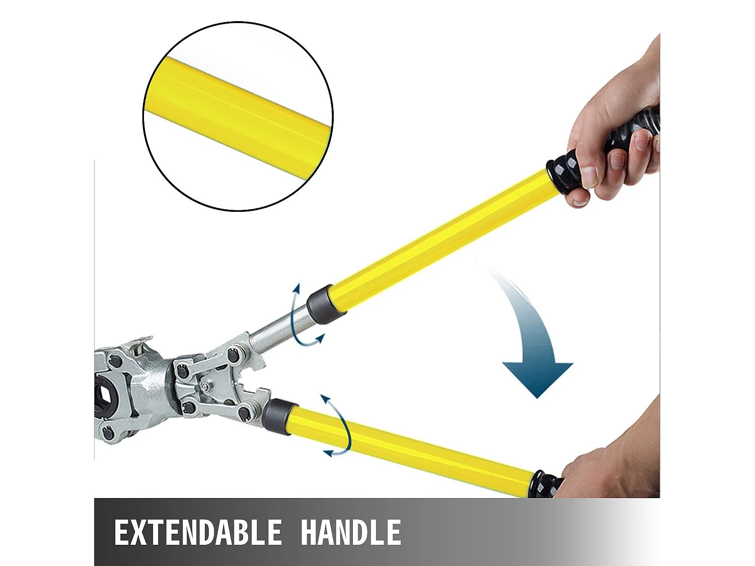Outil de Sertissage SucceBuy de Tuyau Ø 12-32 MM, Pinces à Sertir à Lames Pinces De Tuyau Convient pour les Tuyaux en Sluminium
