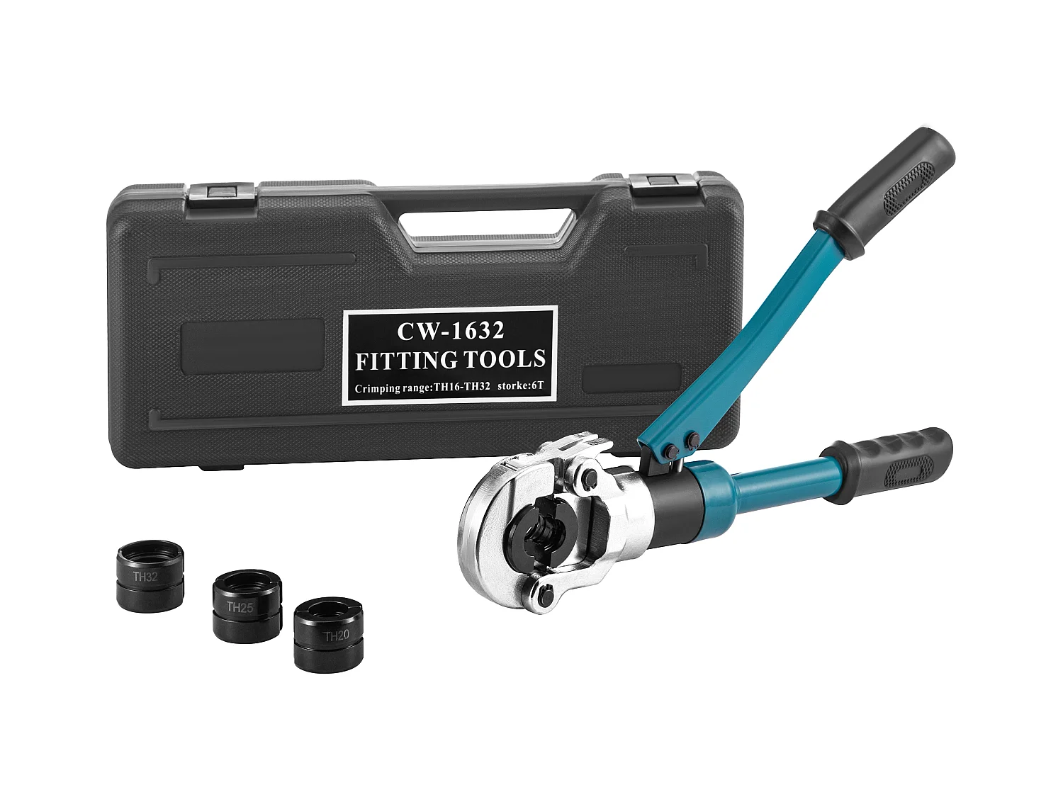 Outil de Sertissage SucceBuy Hydraulique Ø 16-32 Mm pour Tubes et Raccords Composés Profil de Sertissage TH