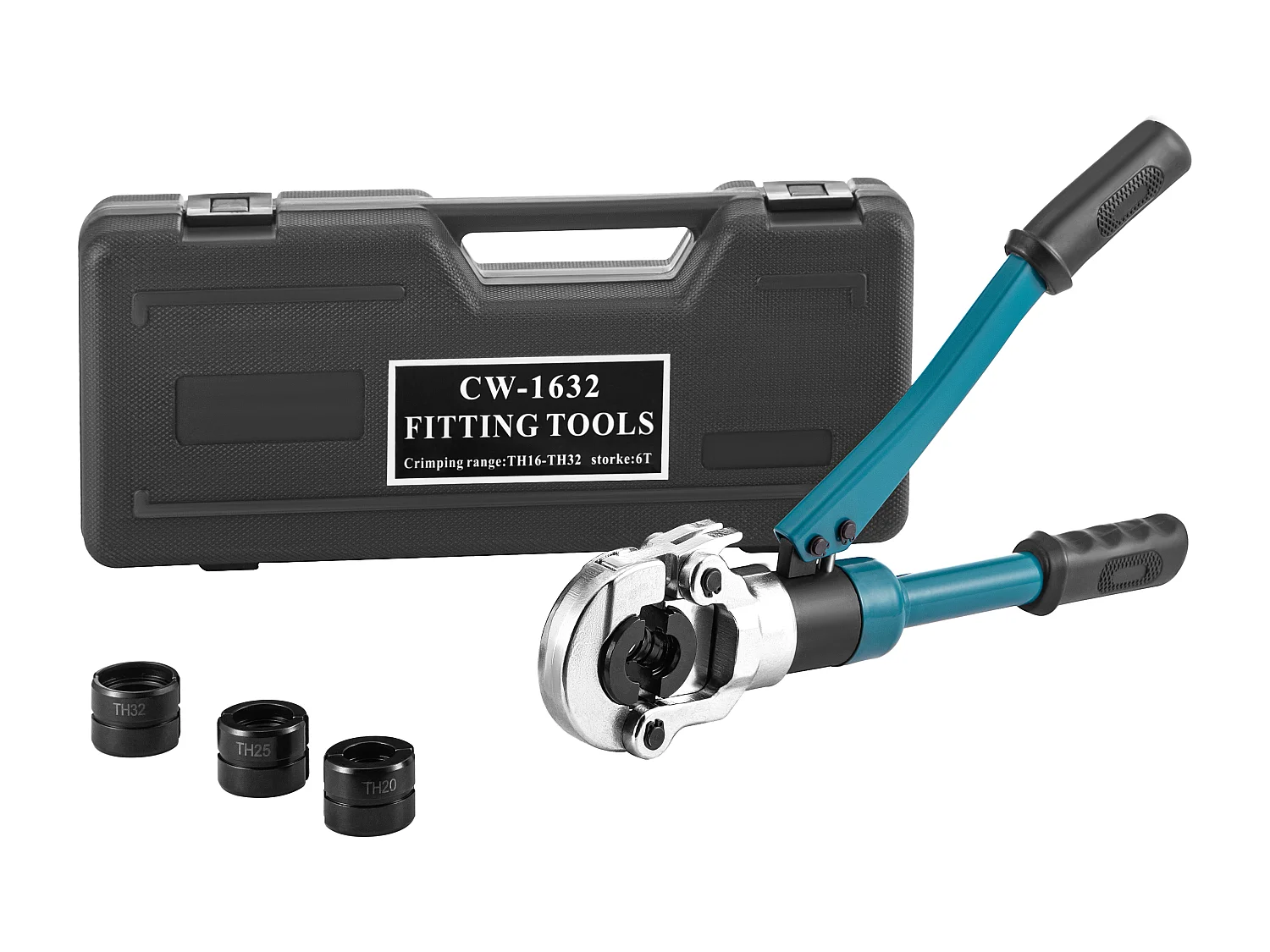 Outil de Sertissage SucceBuy Hydraulique Ø 16-32 Mm pour Tubes et Raccords Composés Profil de Sertissage TH