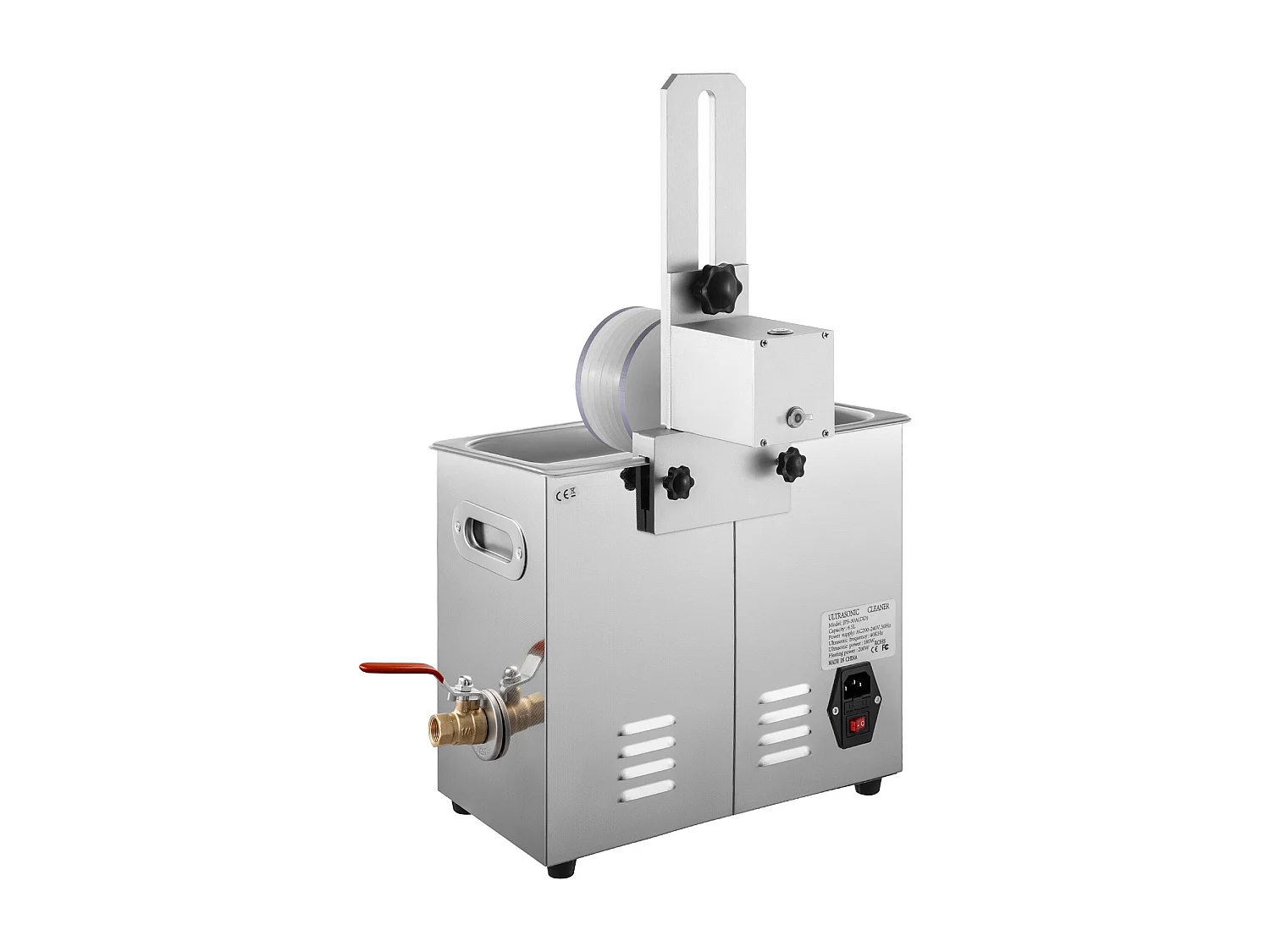 Ultrasoon Reiniger, SucceBuy 6L Ultrasoon Schijfreiniger met Droogrek Complete Set