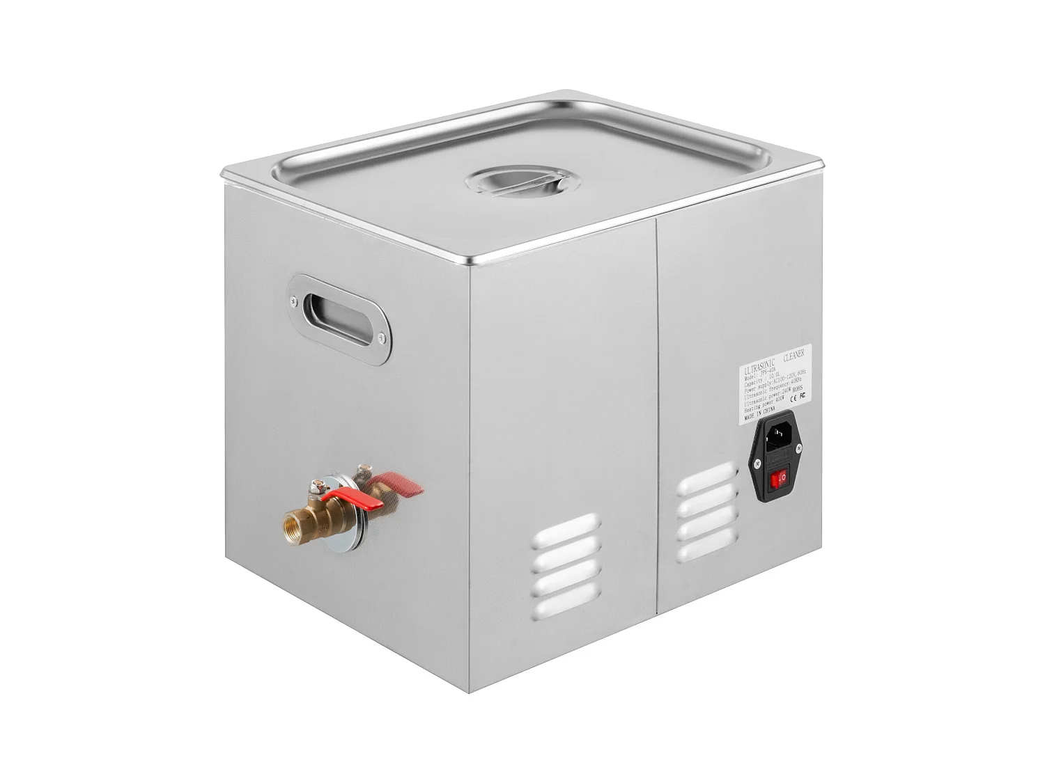 Ultraschallreiniger, SucceBuy 10L Ultraschallreiniger mit Heizung, Timer und Steuerknopf für die Schmuckreinigung im Labor