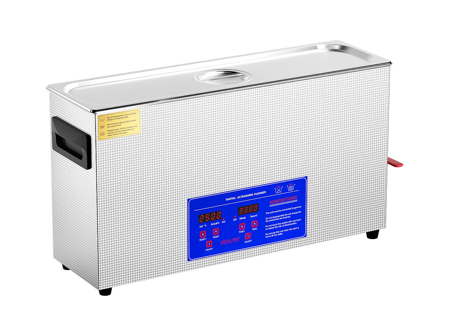 Nettoyeur à Ultrasons, SucceBuy Nettoyeur à Ultrasons pour Pistolet 10 L, Minuterie 300 W, Chauffage et Panier