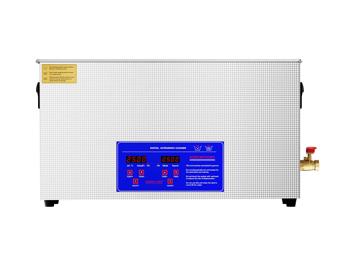 Nettoyeur à Ultrasons, SucceBuy Nettoyeur à Ultrasons pour Pistolet 10 L, Minuterie 300 W, Chauffage et Panier