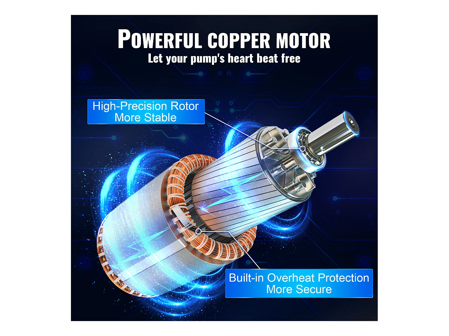 Pompe Submersible pour Puits Profonds SucceBuy 1500 W 9,8 m³/h 108 m