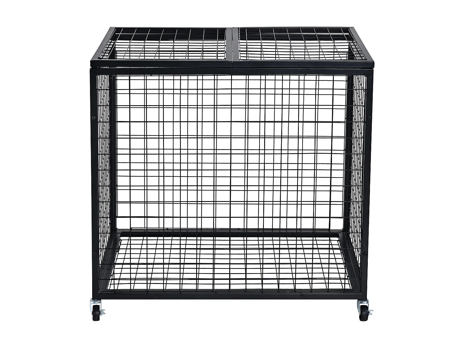 Chariot SucceBuy Chariot de Rangement à Roulettes en Acier pour Ballons de Sport Pour Garages, Écoles