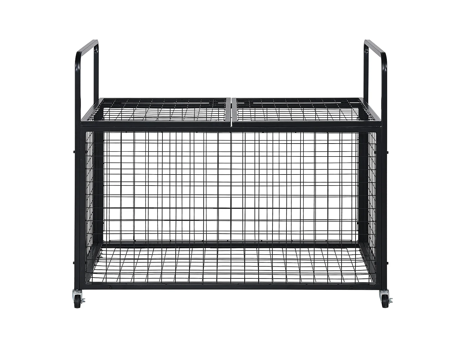 Chariot SucceBuy Chariot de Rangement à Roulettes en Acier pour Garages, Écoles, Gymnases Verrouillable