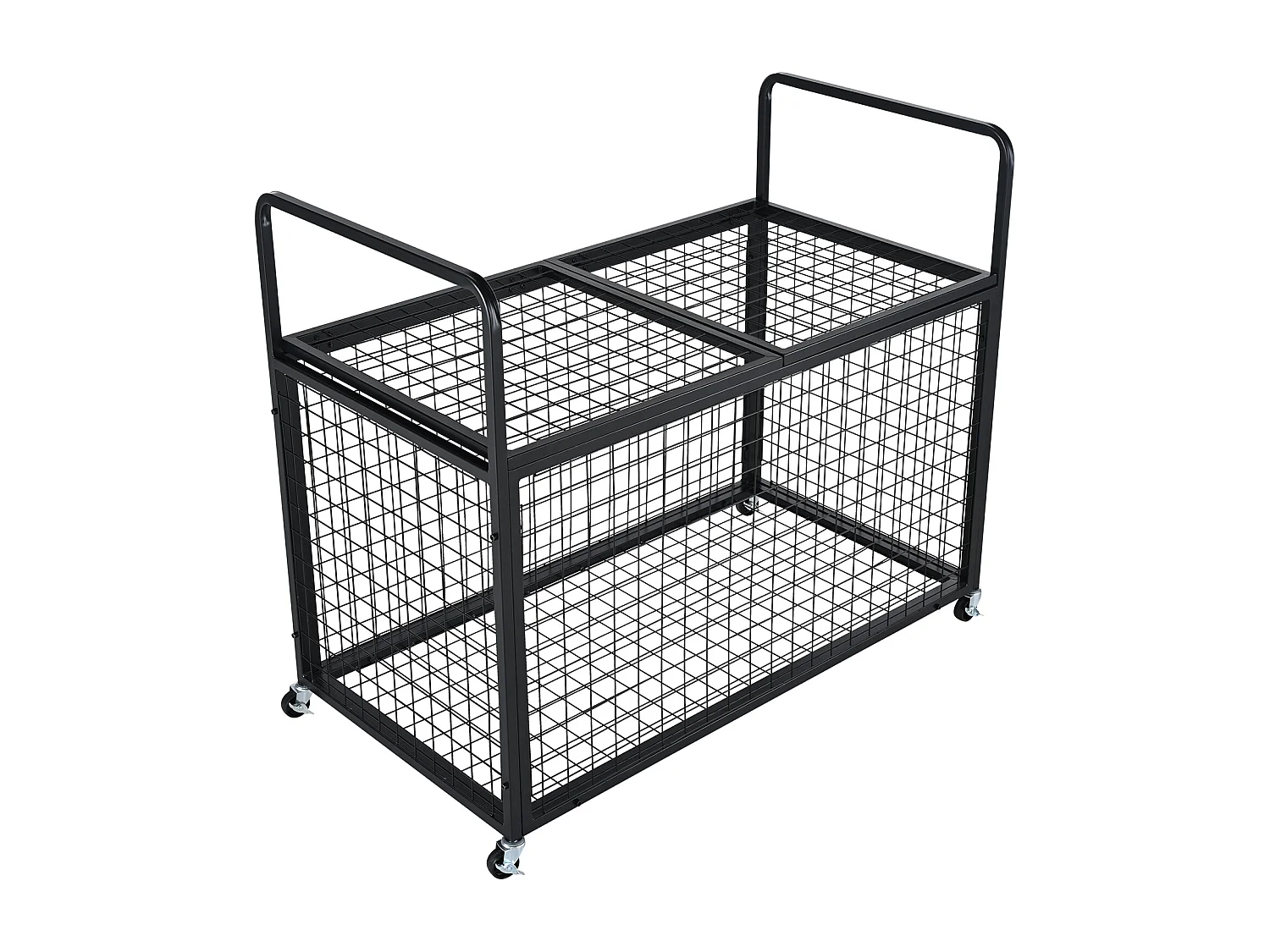 Carrello SucceBuy Carrello di Archiviazione con Ruote in Acciaio per Garaggi, Scuole, Gimnasji Bloccabile