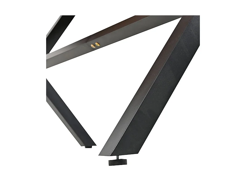 Salle à manger de jardin en bois d'Acacia - Table à manger avec 6 fauteuils - pieds réglables - couverture d'oreiller amovible