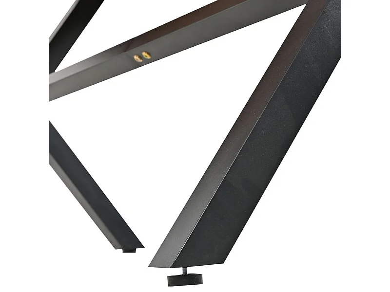 Eethoek in acaciahout: Tafel met 6 stoelen - verstelbare poten - afneembare hoesjes