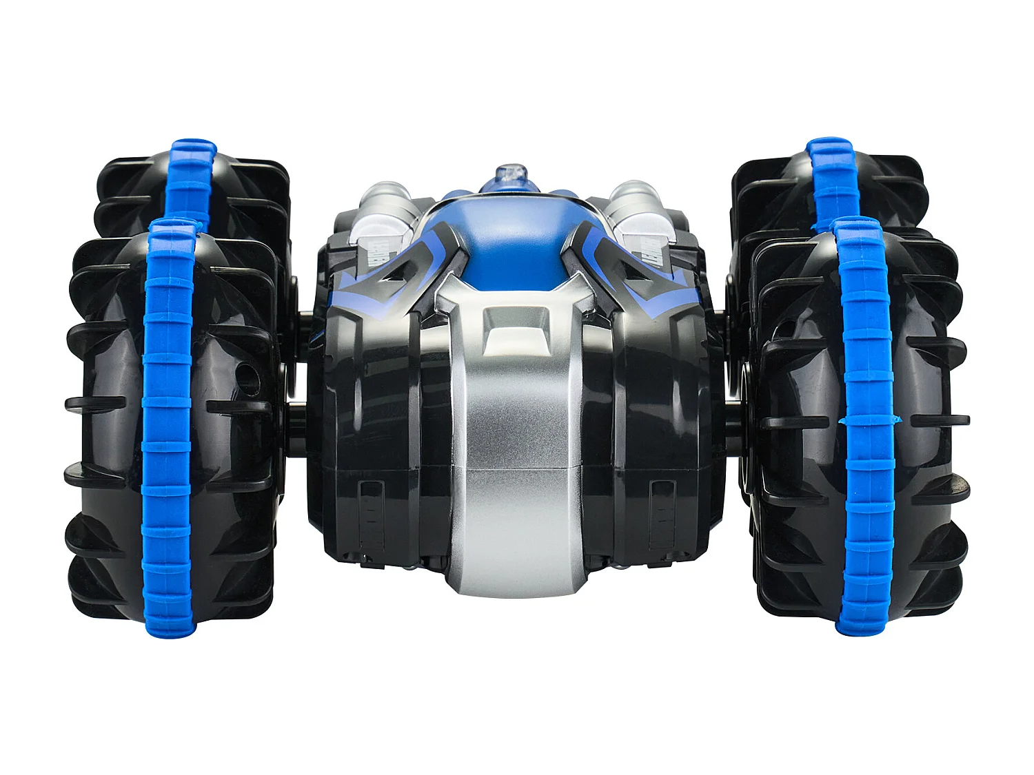 Bateau Télécommandé SucceBuy Amphibie 2,4 GHz 4 Roues Motrices pour Enfants et Adultes Bleu