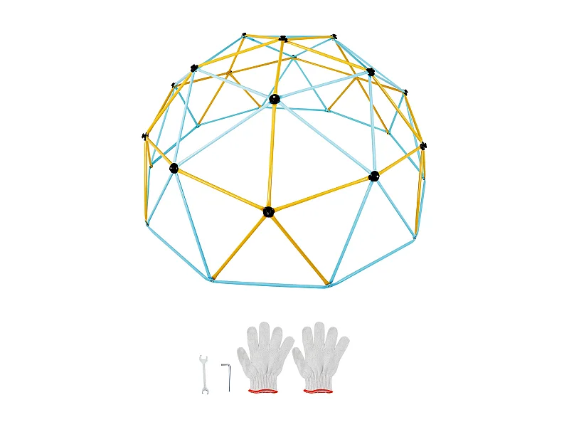 Klettersport SucceBuy Kletterkuppel von 3 Metern, Geometrische Kuppel, Spielzimmer für Kinder im Alter von 3 bis 10 Jahren