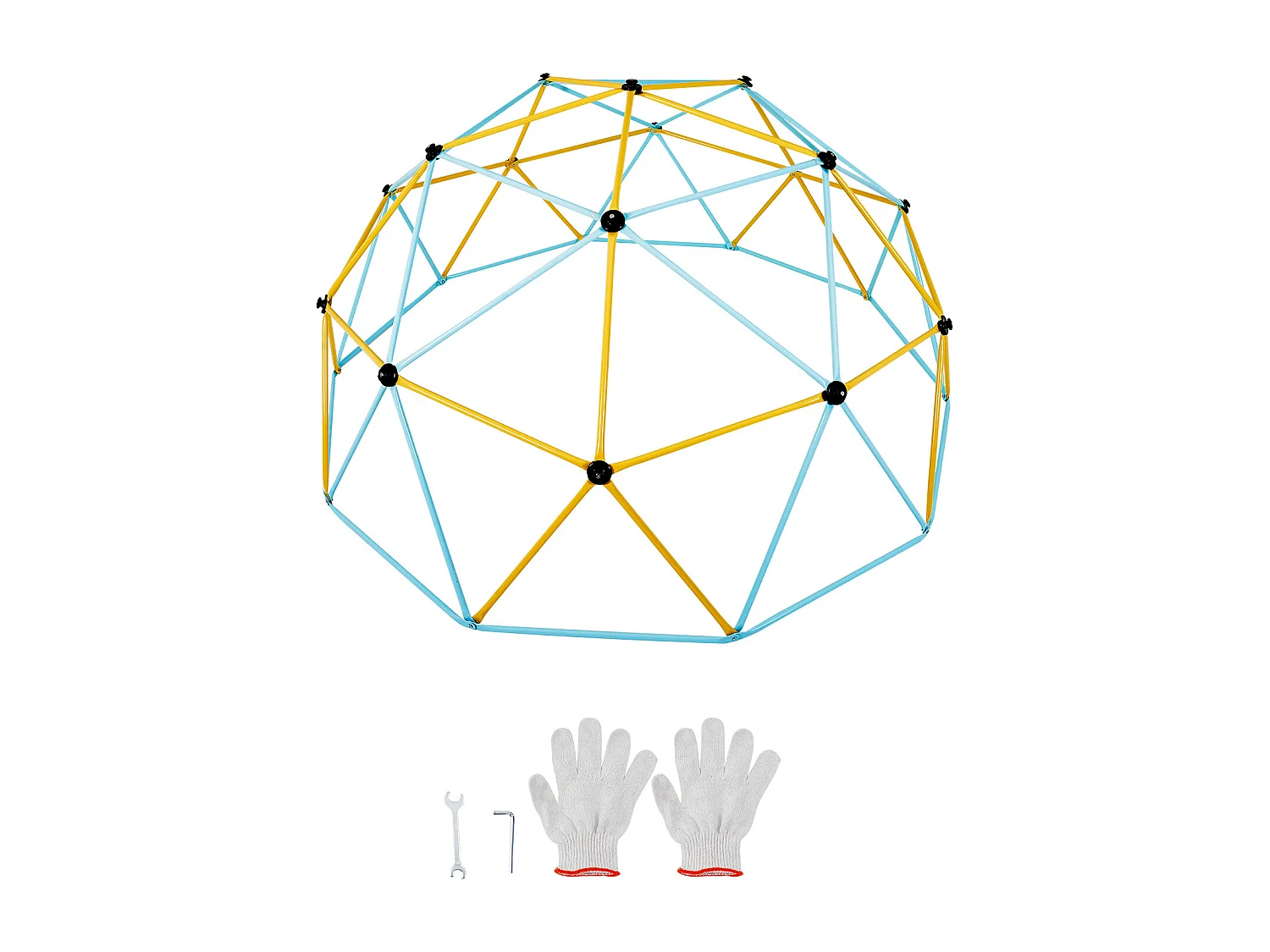 D'escalade SucceBuy Dôme D'escalade de 3 M, Dôme Géométrique, Salle de Jeux pour Enfants de 3 à 10 Ans