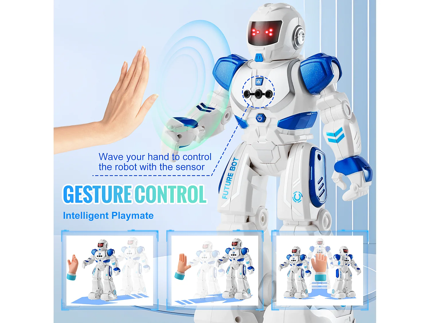 Spielzeug SucceBuy Spielzeug Roboter RC für Kinder Programmierbar Gestische Ferngesteuerung