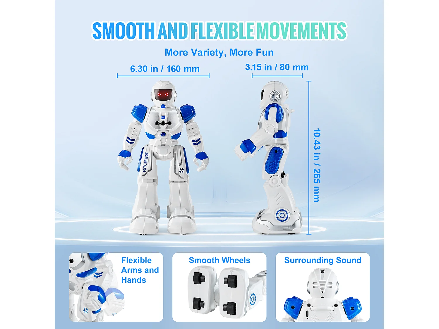 Spielzeug SucceBuy Spielzeug Roboter RC für Kinder Programmierbar Gestische Ferngesteuerung