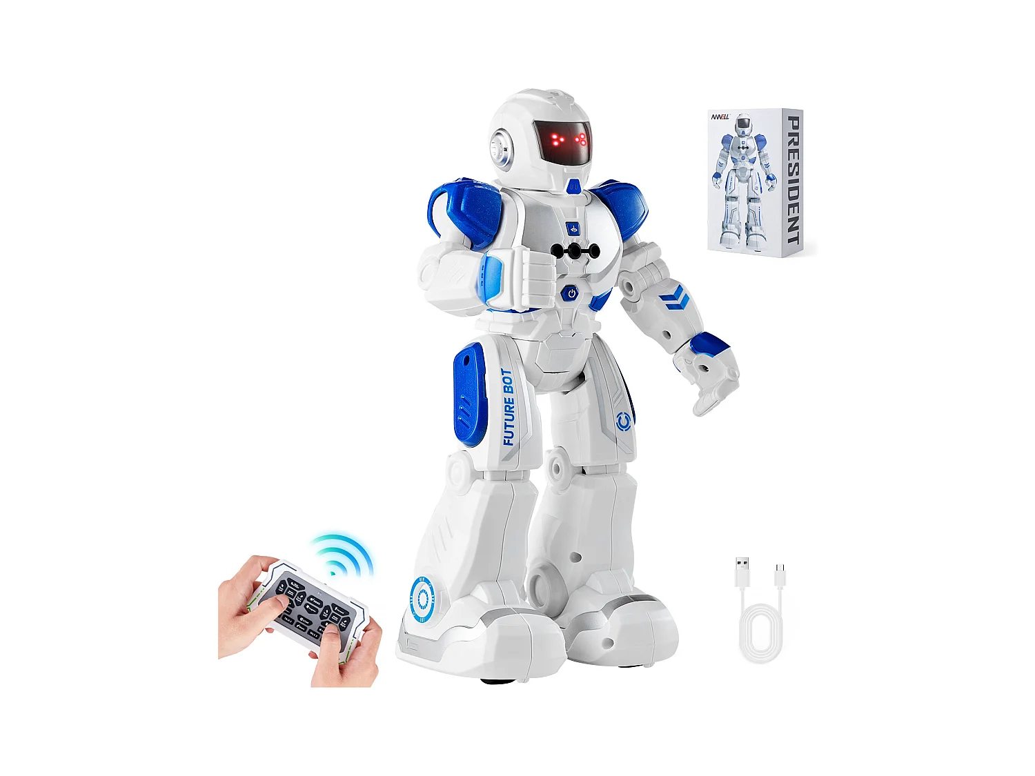 Giocattolo SucceBuy Giocattolo Robot RC per Bambini Programmabile Telecomando Gestuale