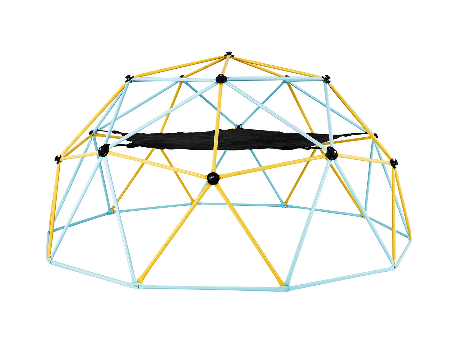 Jouet SucceBuy Dôme D'escalade de 300CM avec Hamac Et Balançoire, Jungle Gym pour Enfants