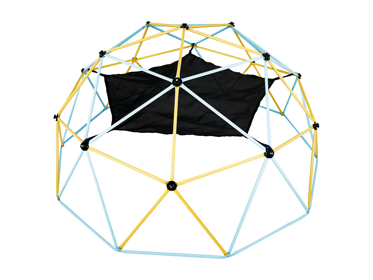 Jouet SucceBuy Dôme D'escalade de 300CM avec Hamac Et Balançoire, Jungle Gym pour Enfants