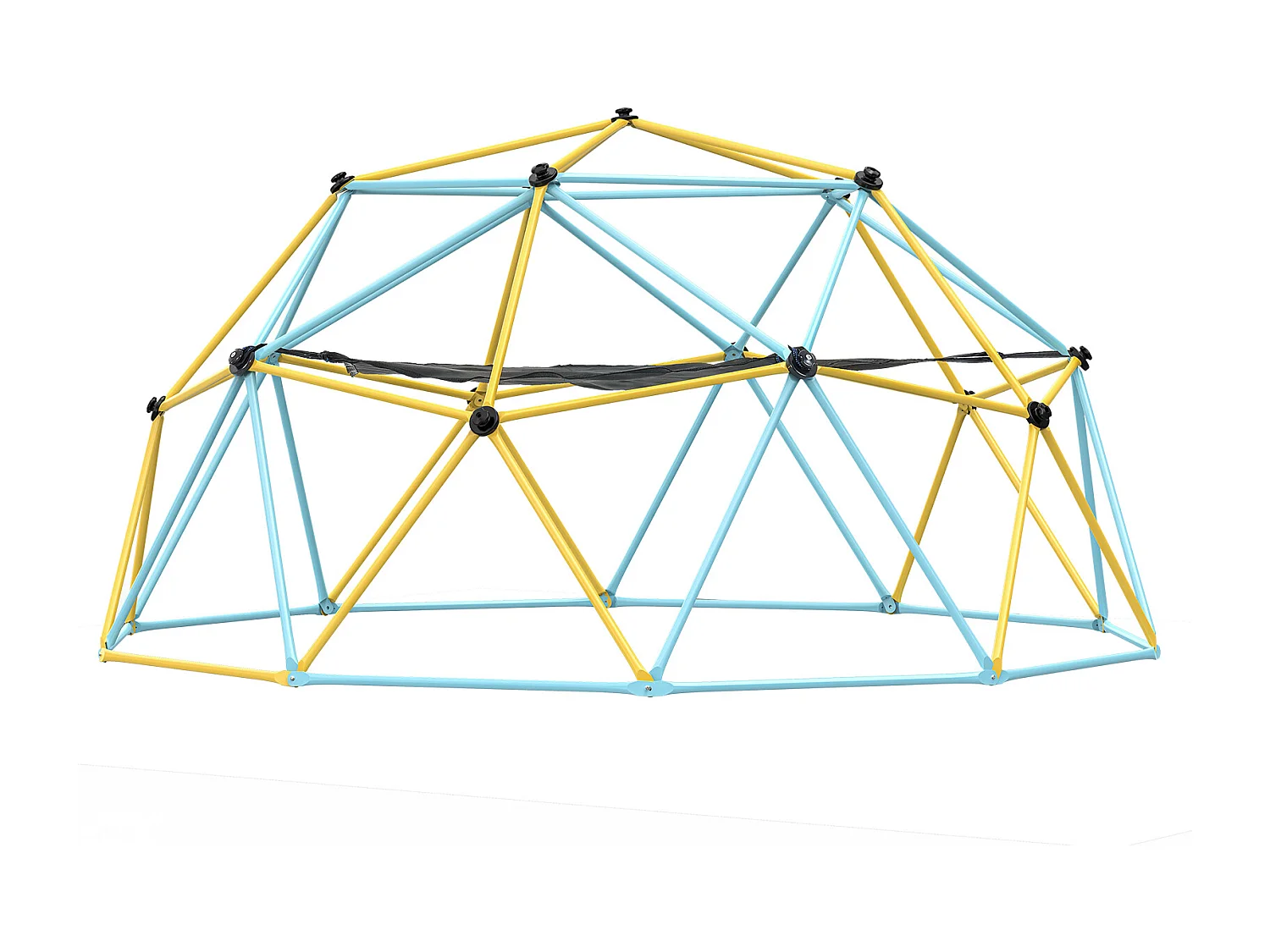 Jouet SucceBuy Dôme D'escalade de 300CM avec Hamac Et Balançoire, Jungle Gym pour Enfants