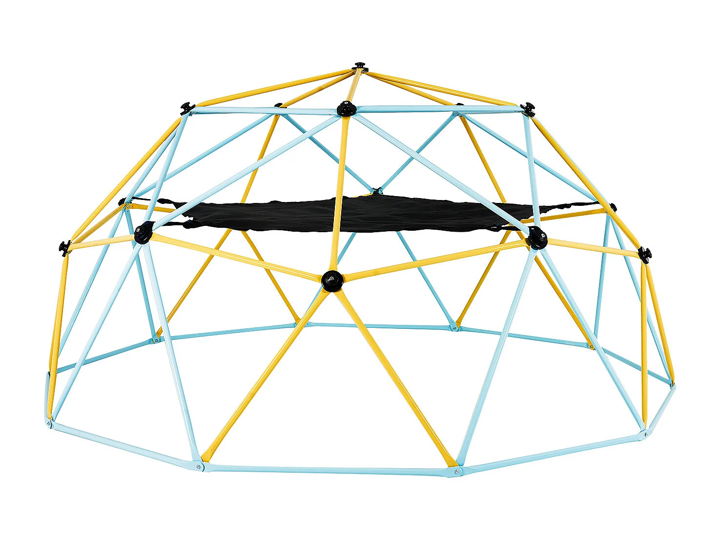 Jouet SucceBuy Dôme D'escalade de 300CM avec Hamac Et Balançoire, Jungle Gym pour Enfants