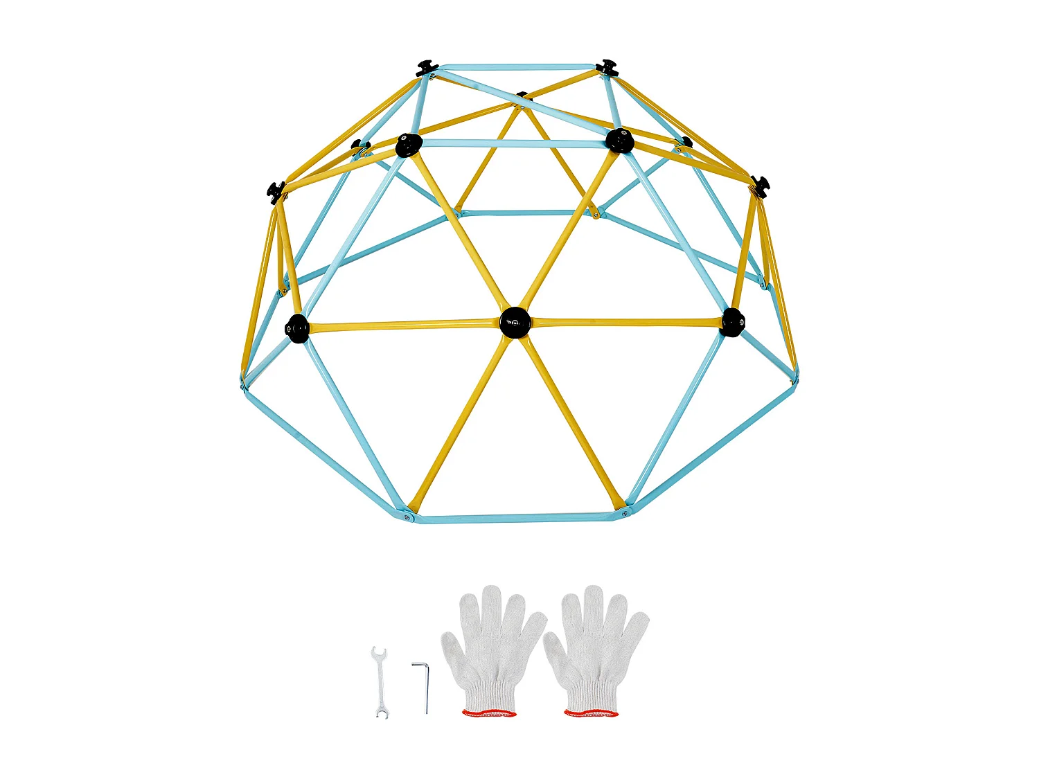 D'escalade SucceBuy Dôme D'escalade de 1.8 M, Dôme Géométrique, Salle de Jeux pour Enfants de 3 à 9 Ans